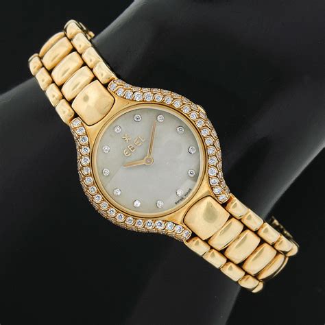 ebel beluga tonneau gold replica watch|used ebel beluga for sale.